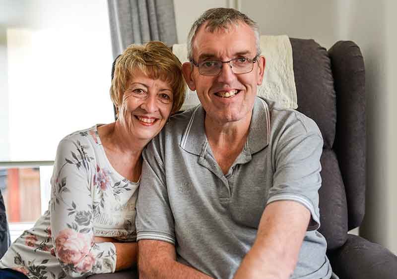 Roy and Dianne telling their care story