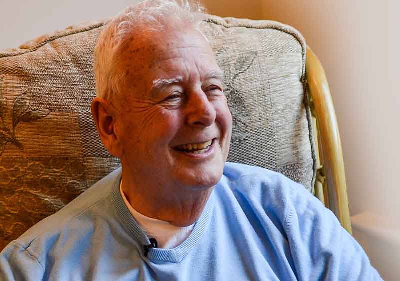 Don discussing his home care story