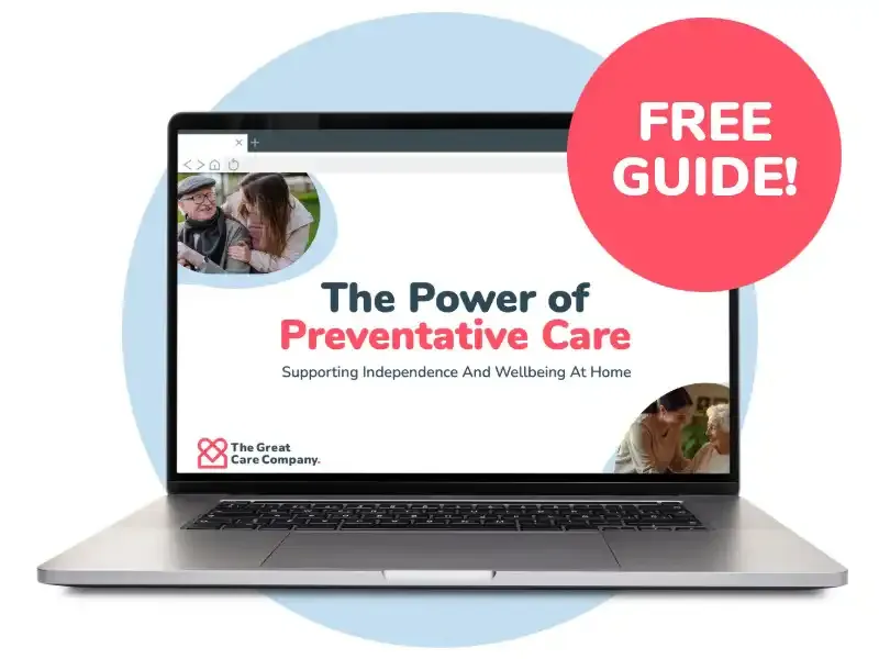 Download The Power of Preventative Care Guide — a free resource to help families support loved ones to stay safe, healthy, and independent at home.