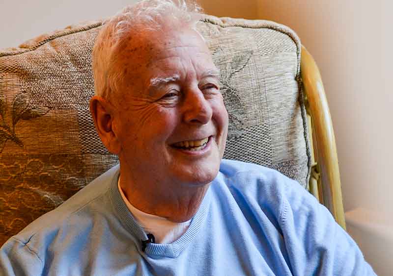 Don discussing his home care story