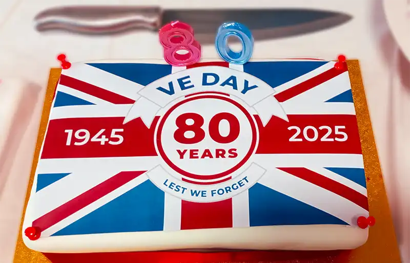 Ve Day celebrations cake