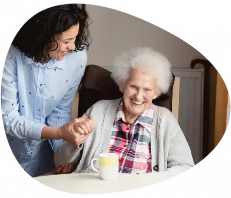 Employee Led Care Team with client