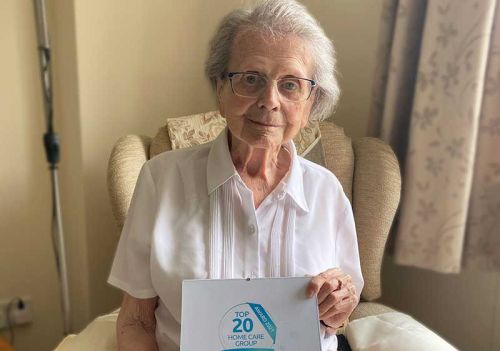 client with home care award