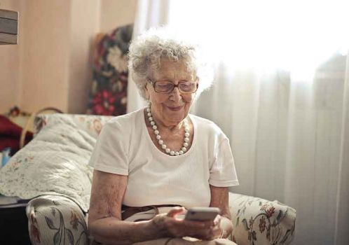 woman seeking advice and support