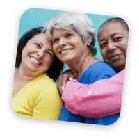 Care jobs together smiling