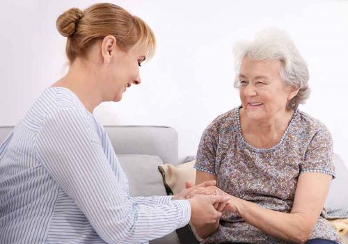 carer sharing care values with client